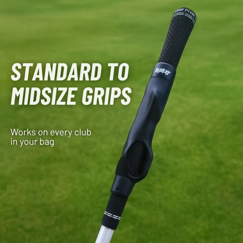 Portable golf grip training aid