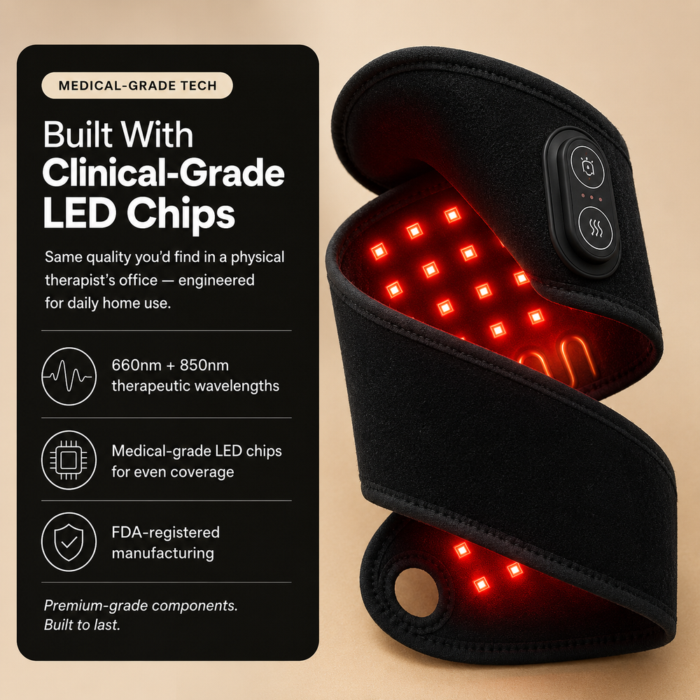 The 48 dual-chip LEDs inside the wrap