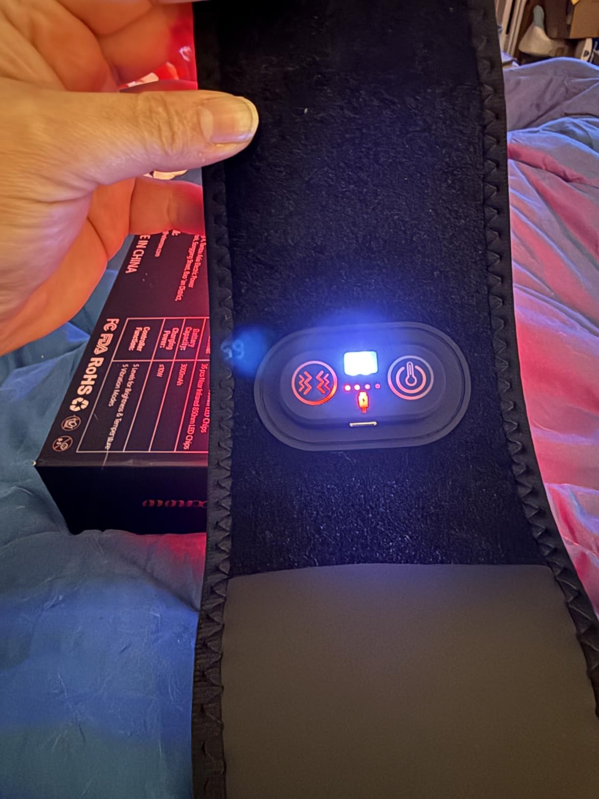 Real customer photo of the Wrist Bro box and contents