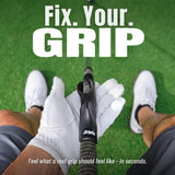 Wrist Bro Grip Trainer fitted to a golf club